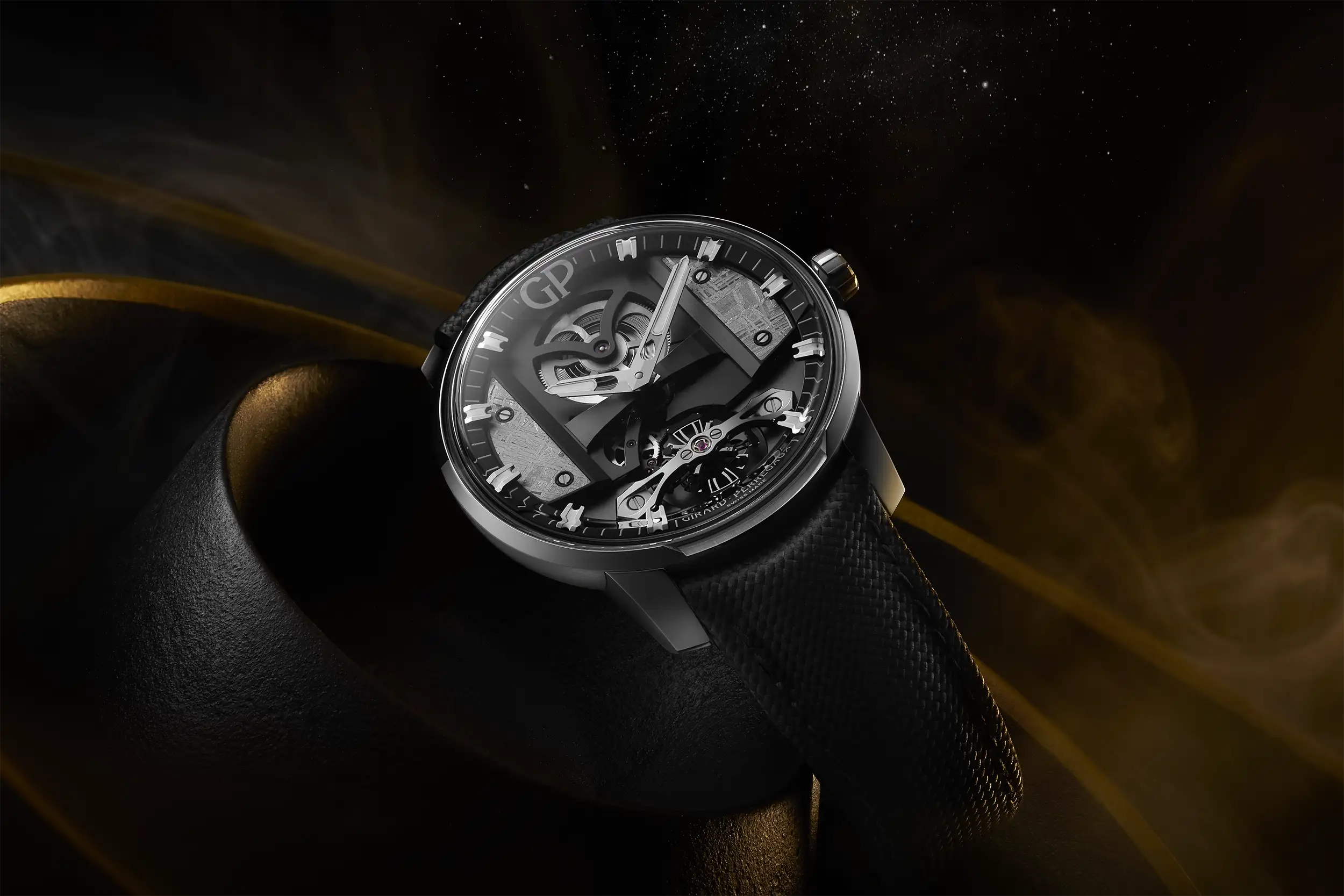 Girard-Perregaux Free Bridge Gets Meteorite Dial