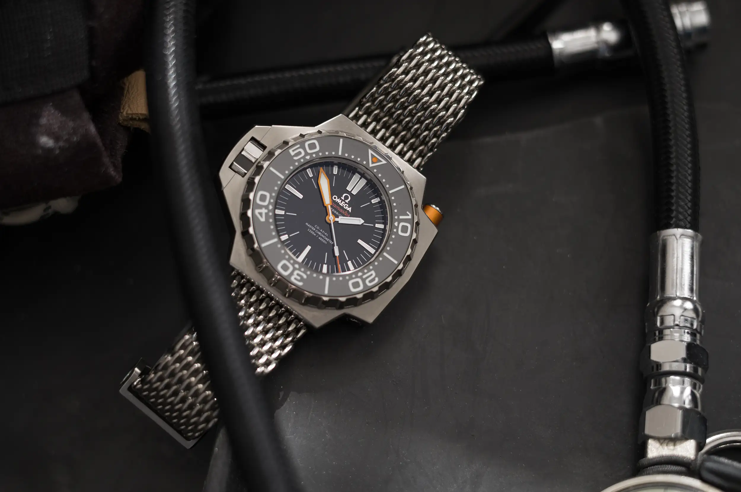 Video Retro Review The Omega Seamaster PloProf 1200M The Deep Track