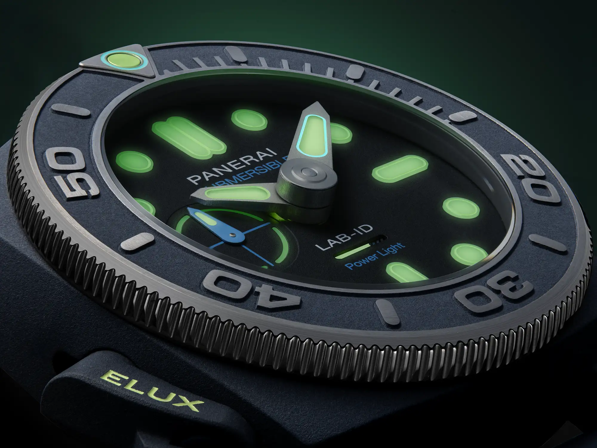 New Panerai Submersible Elux LAB-ID Offers On-Demand Lume