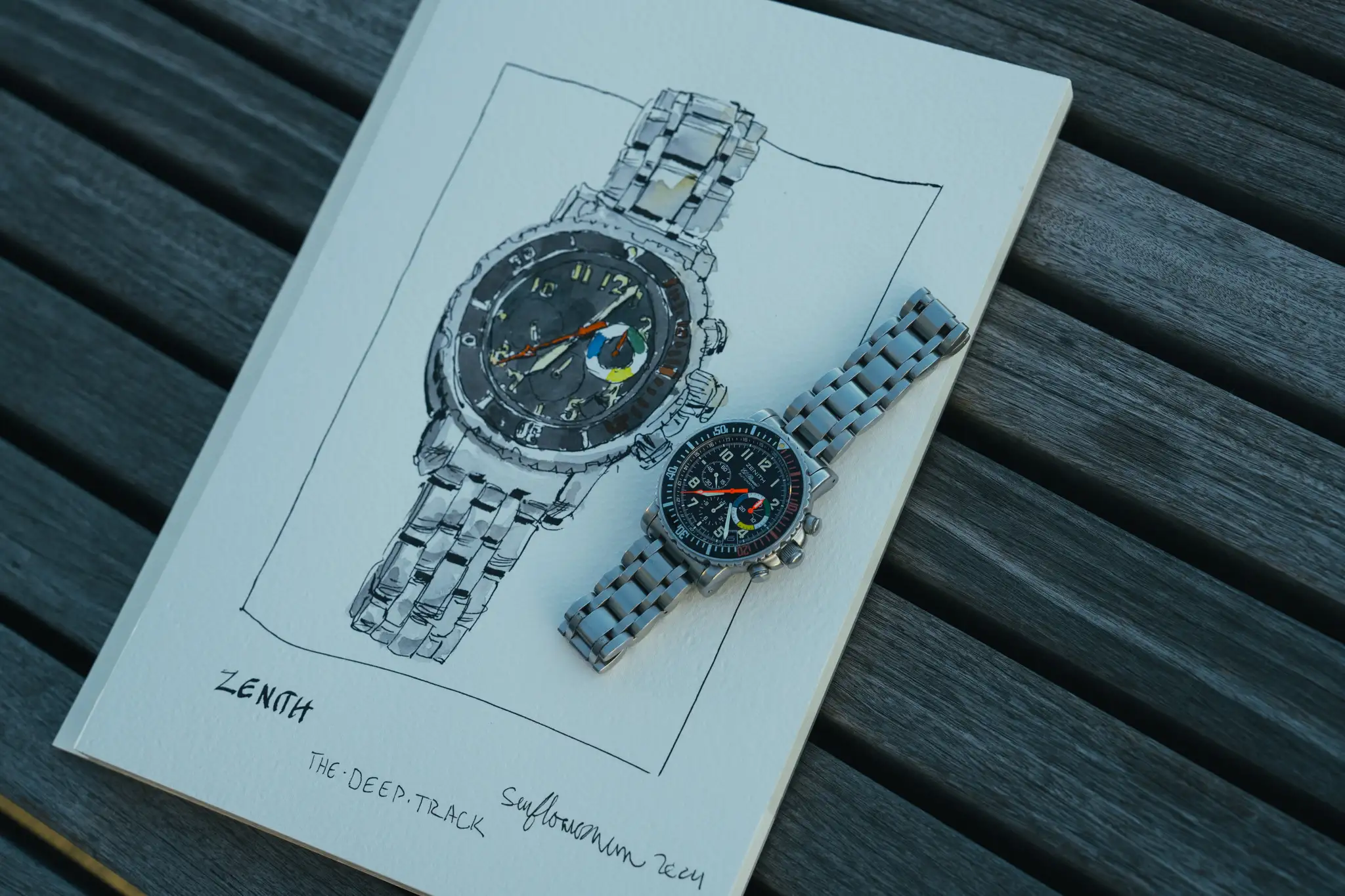 Video: Sunflowerman Paints the Zenith Rainbow Flyback on the Hudson