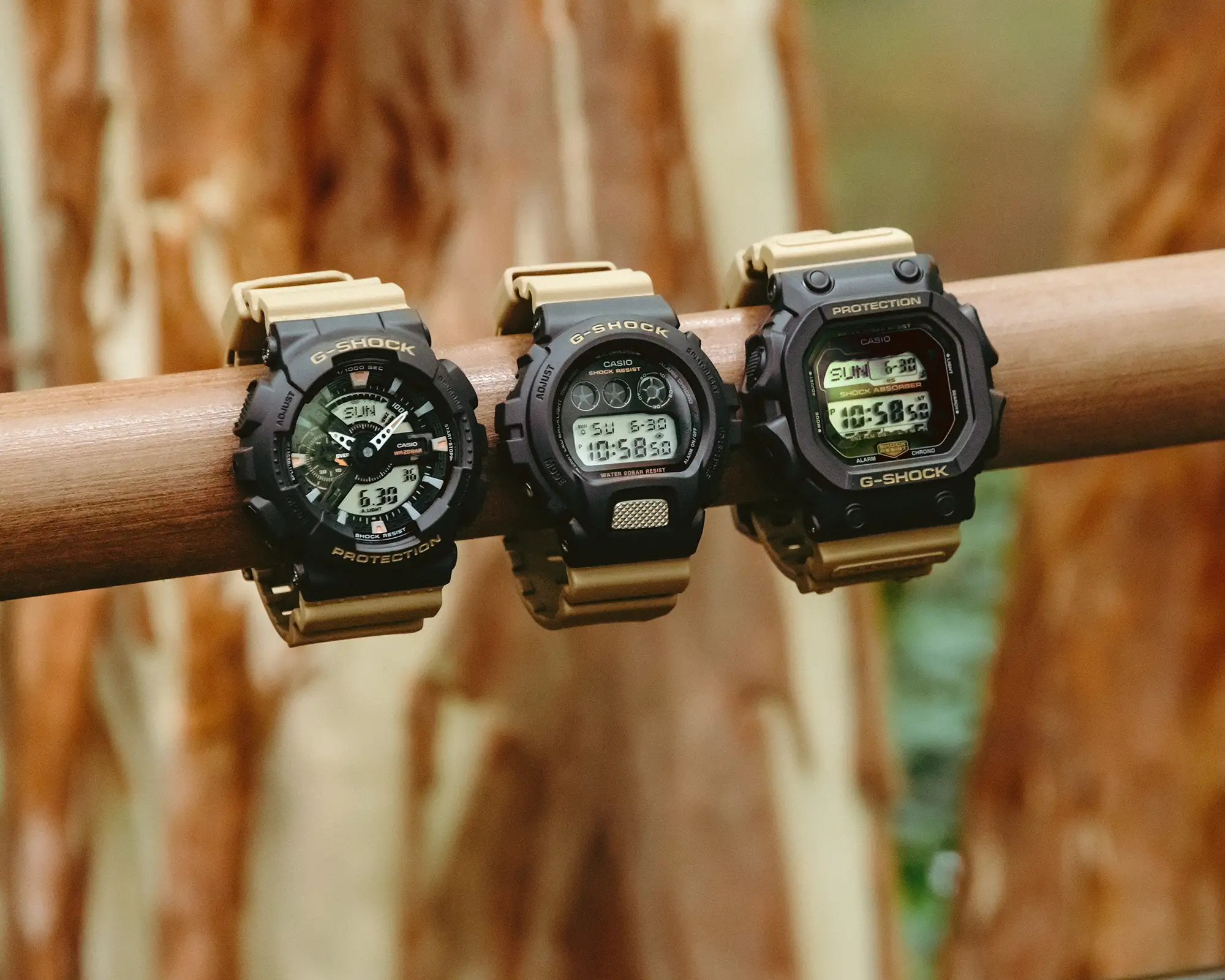 G-Shock Goes Two-Tone in New Utility Watches