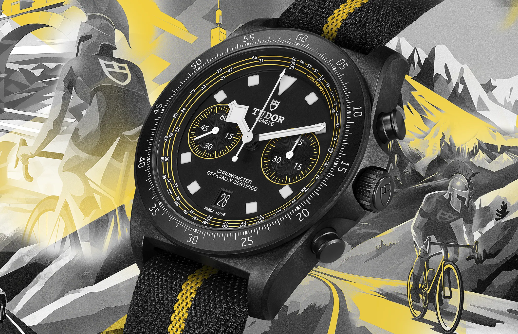 Introducing: Tudor FXD Chrono ‘Yellow’ for the Tudor Pro Cycling Team Tour de France Debut